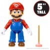 Jakks Pacific Super Mario Bro. Figurine du Film Super Mario Movie Mario 13cm