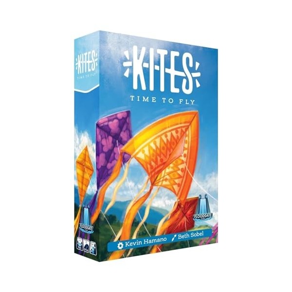 Floodgate Games - Kites - Card Game -Ages 10 and up - 1-4 Players - English Version