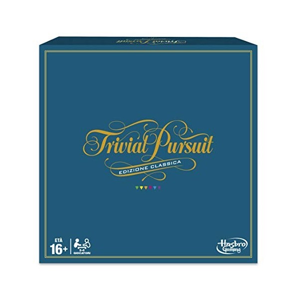 Hasbro Trivial Pursuit Classique, Jeu de Societe de Reflexion, Jeu de Plateau, Version Francaise