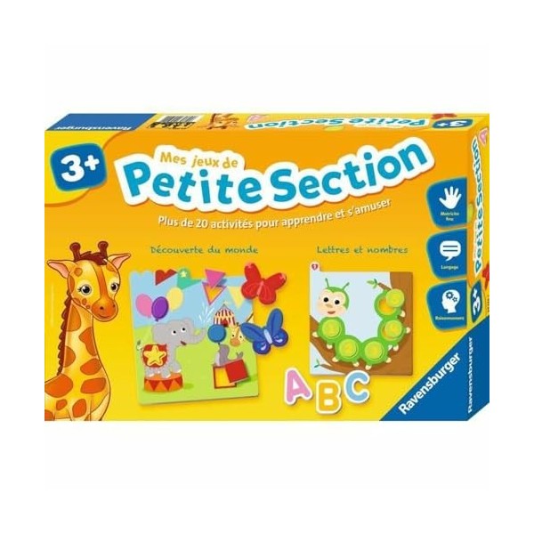 Ravensburger - Jeu Educatif - Mes jeux de petite section - Coffret complet éducatif - 20 activités programme 1e année materne