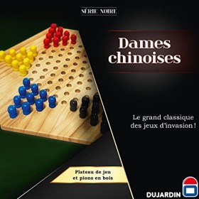 Dujardin - Dames Chinoises - Jeu de Stratégie - Envahis le Camp Adverse - De 2 à 6 Joueurs - A partir de 7 ans