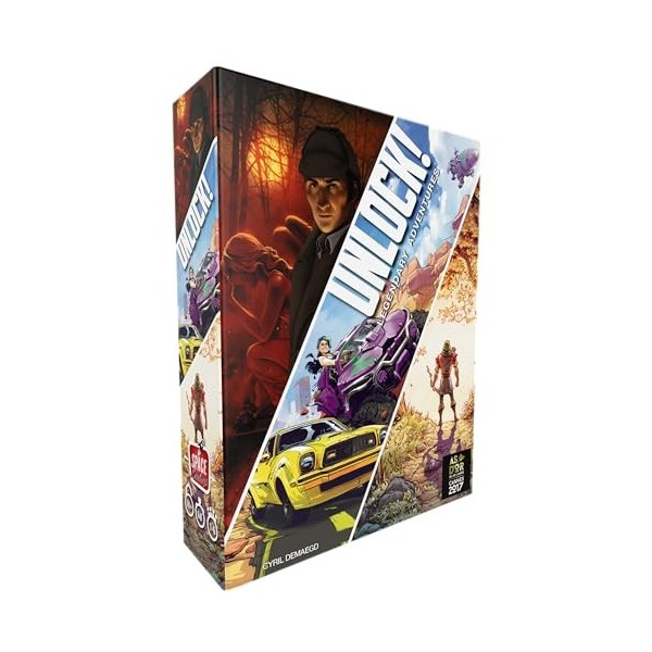 Space Cowboys | Unlock! : Epic Adventures | Unbox Now | Jeu de société | À partir de 10 ans | 1 à 6 joueurs | 60 minutes