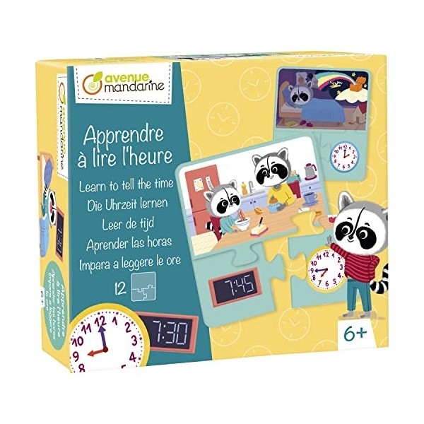 AVENUE MANDARINE - Jeu de Loto pour Enfants pour Apprendre les Couleurs - Jeu Educatif à Partir de 2 Ans - JE530C