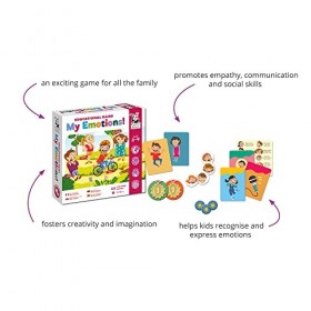 Captain Smart Jeu Éducatif pour Enfants, Mes Émotions | Émotions, Expressions, Imagination | 3+ Joueurs | Jeu de société pour