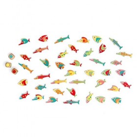 Scratch – Jeu Société Find-a-Fish - Jeu pour Enfants a Partir De 3 Ans – Jeu Trouvé Le Poisson - 276182205