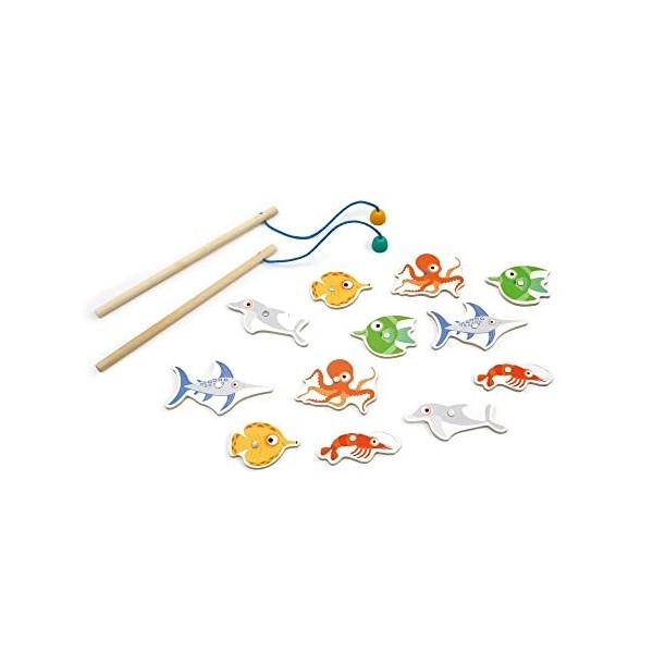 Scratch Jeu De Pêche Multicolore – Jeux De Société à Partir De 1 Ans 2 Ans – Jouet Peche a L’Aiment Magnétique pour Enfants –