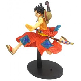 Figurine, XRHOT 20 CM Figurine Monkey D. Ruffy Kuni Figurine Super Figure Collection Figurine Décoration Ornements, PVC Colle