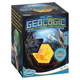Ravensburger - Geologic - Casse-tête -Thinkfun - Jeux de logique -Défis - Planètes - Biomes - 1 Joueur ou plus à partir de 8 