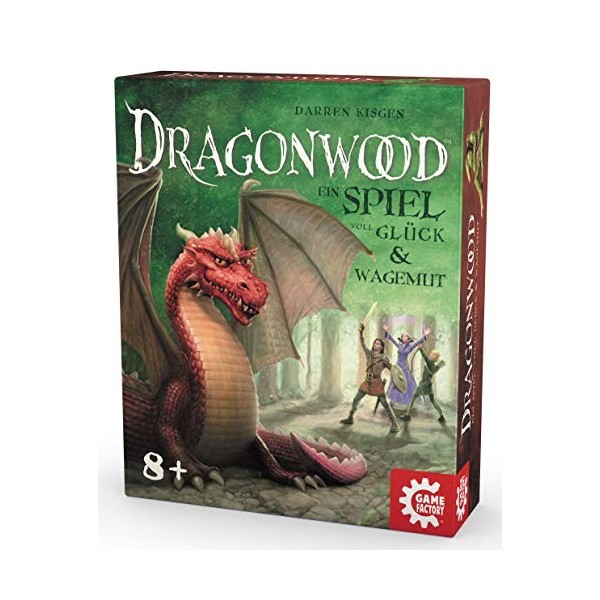 Game Factory 646213 Dragonwood, Un Jeu Plein de Chance et daudace, Jeu de Cartes pour Amis et Famille, pour Enfants à partir