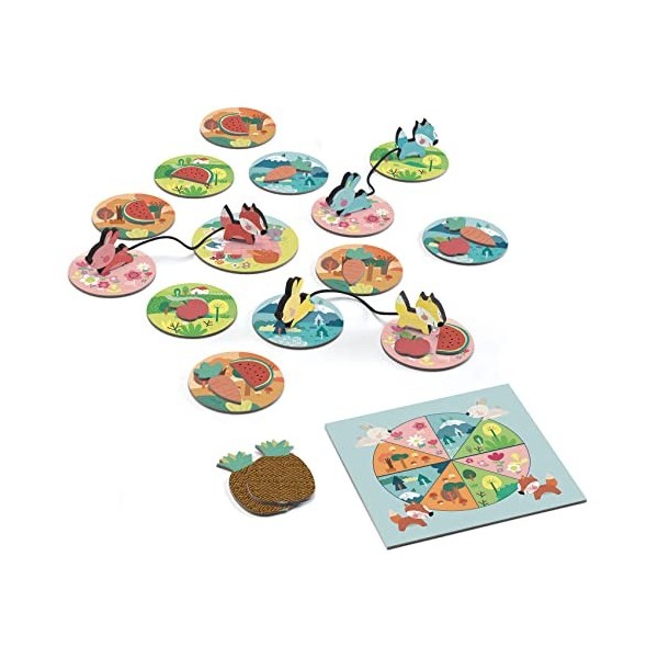 DJECO- Juego Picnic Jeux dhabileté, 38572, Multicolore