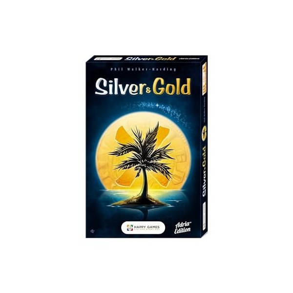 Silver & Gold Adria Edition - Exciting Adventure for Treasure Seekers - Engaging Card Game for Ages 8 and Up - Rich Gameplay 