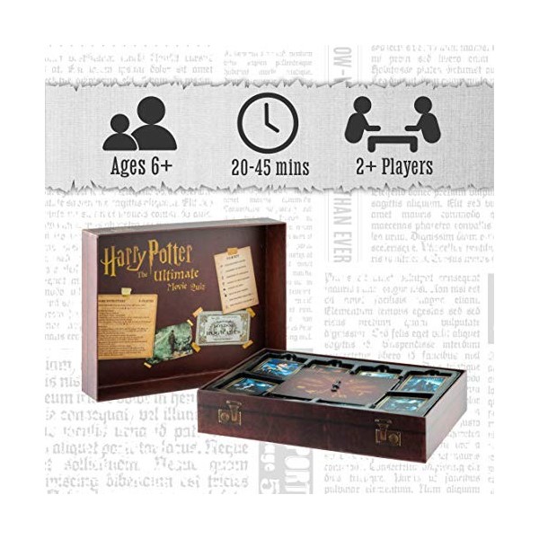 Paladone Ultimate Harry Potter Movie Quiz avec 1600 Questions triviales