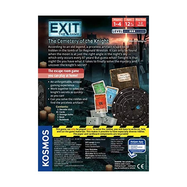 EXIT: Cemetery of the Knight Board Game