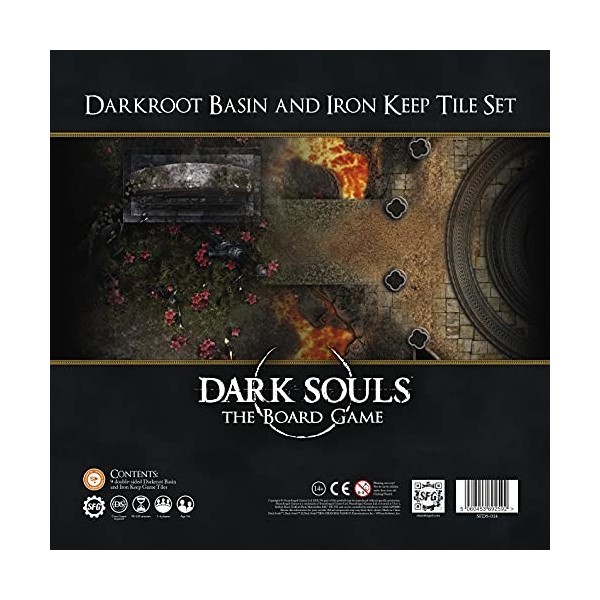 Darkroot Basin And Iron Keep Tile Set - Dark Souls The Board Game