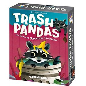 Gamewright , Trash Pandas, Miniature Game, Ages 8+, 2-4 Players, 20 Minutes Playing Time