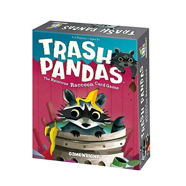 Gamewright , Trash Pandas, Miniature Game, Ages 8+, 2-4 Players, 20 Minutes Playing Time