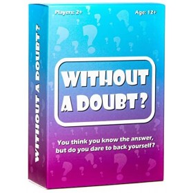 Sans aucun doute ? Un jeu de quiz de questions ridicules, de devinettes et de plaisir familial, jeux de société, cadeau dann