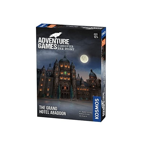Thames & Kosmos , 695134, Adventure Game: The Grand Hotel Abaddon, Adventure Games, Replayable, Ages 12+