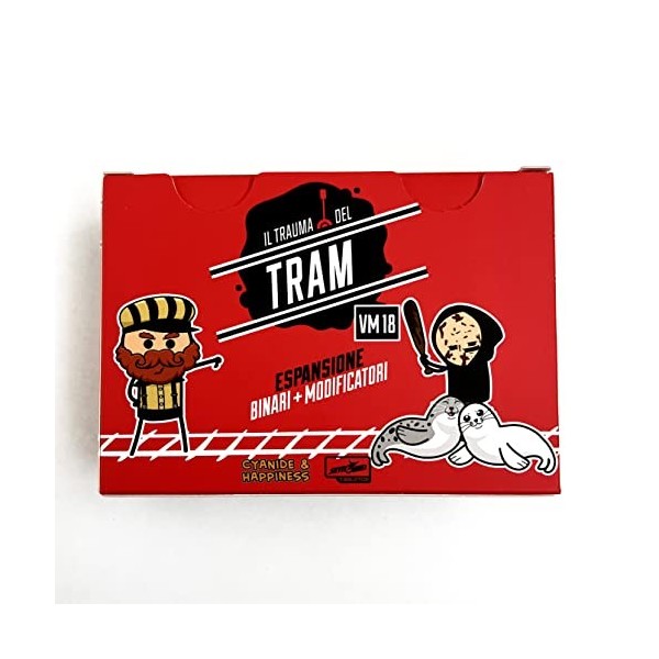 Asmodee - Le Traume du Tram: Binari et modificateurs, Extension Jeu de Cartes pour Adultes, édition en Italien, 8532