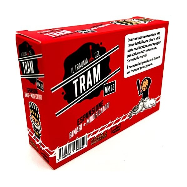 Asmodee - Le Traume du Tram: Binari et modificateurs, Extension Jeu de Cartes pour Adultes, édition en Italien, 8532