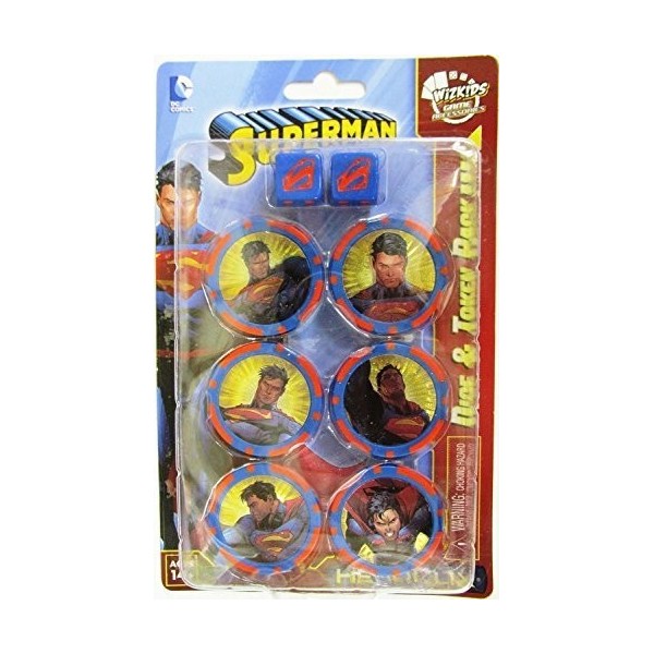 Dc Heroclix: Superman Jeu De Jetons + Dés