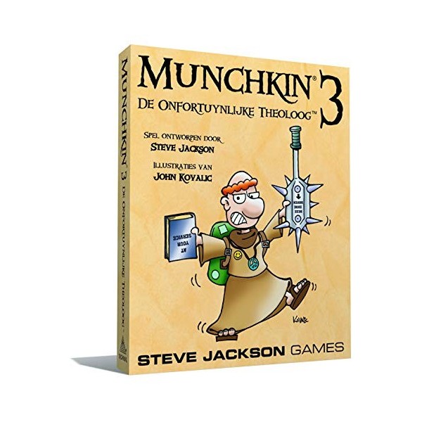 PS-Games Munchkin 3 NL De Onfortuinlijke Theoloog Jeu de société