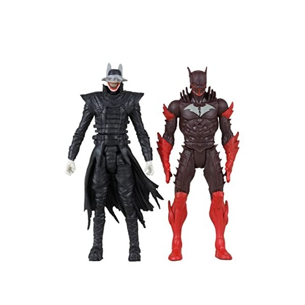 DC Direct - Gaming 3 Figure with Comic 2Pk Wave 1 - Batman Who Laughs & Red Death Dark Nights Metal 1 