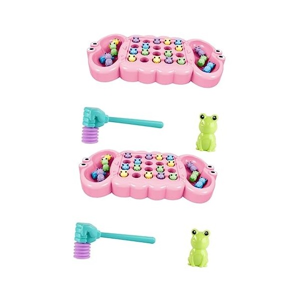 ibasenice Jouets De Coordination Œil-Main Grenouille Gloutonne 1 Pièce Manger des Haricots Jeu Perle De Bureau Puzzles