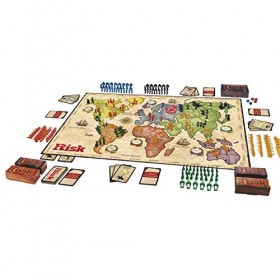 Jeu Risk avec Dragon, Compatible avec Alexa dAmazon, Jeu de stratégie, à partir de 10&nbsp;Ans, inclut Un jeton spécial de Dragon