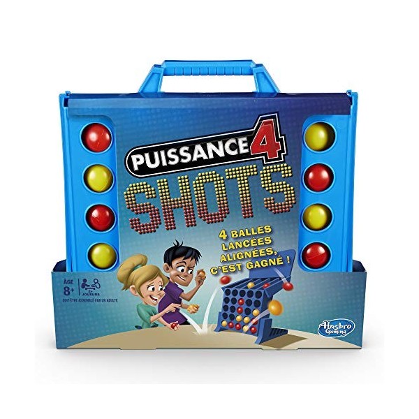Hasbro Gaming Jeux Enfants Puissance 4 Shots - Jeu DE Societe E3578101 Multicolore