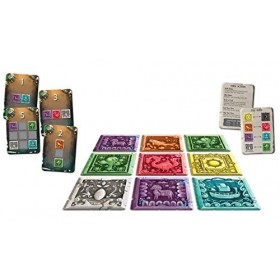 Gamewright - Changement de pierres – Un jeu de stratégie familial visuel, prise de décision : carrelage, cartes et tactiques