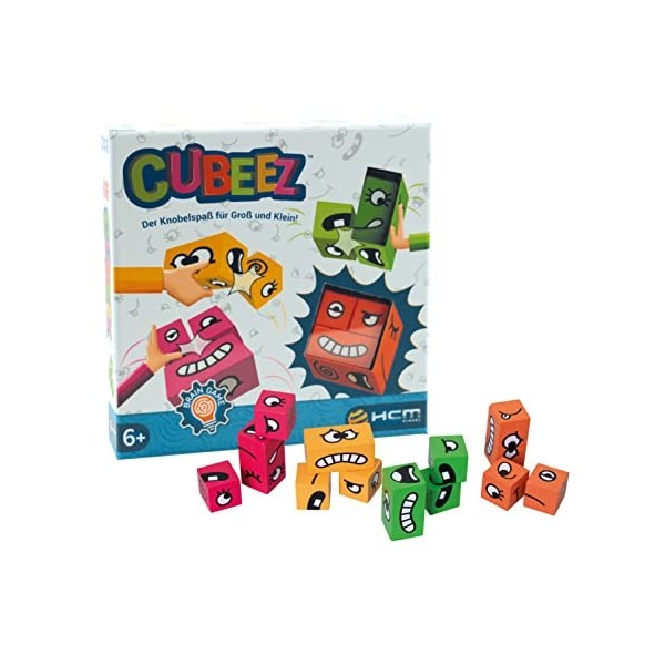 HCM Kinzel- HCM Kinzel-55171-Cubeez-Brain Teaser Games communauté dadresse-Puzzle-Jeu de Patience-2 à 4 Joueurs-À partir de 