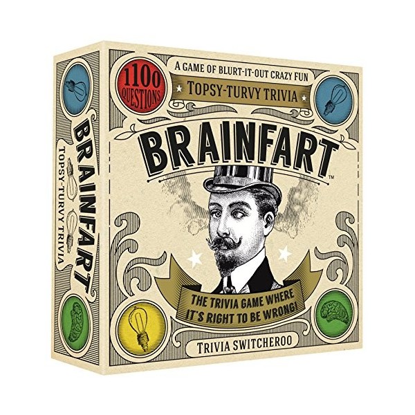 Brainfart 21040 Bouleversé Trivia Jeu de Cartes - version anglaise