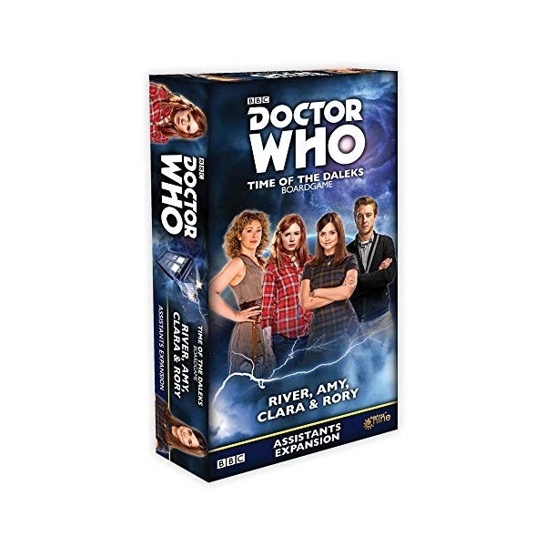 Doctor Who - Time Of The Daleks Board Game - River Amy Clara And Rory Friends Expansion