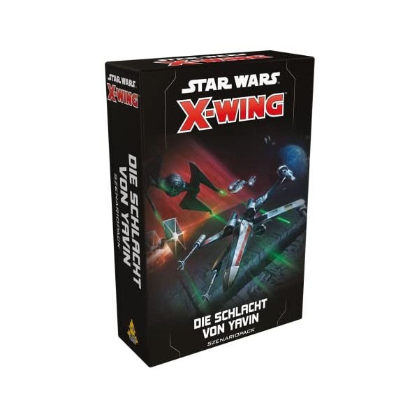 Atomic Mass Games Asmodee Star Wars : X-Wing 2e Edition - La Bataille de Yavin | Pack de scénarios | Tablette | 2 Joueurs | À