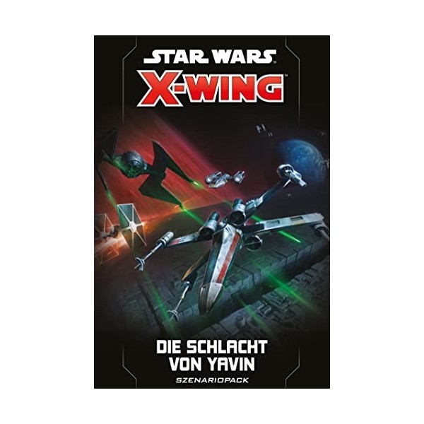 Atomic Mass Games Asmodee Star Wars : X-Wing 2e Edition - La Bataille de Yavin | Pack de scénarios | Tablette | 2 Joueurs | À