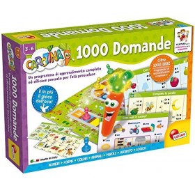 Lisciani LISCIANIGIOCHI S.P.A. - CAROTINA 1000 DOMANDE 49363 Jouet, Multicolore