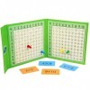 Tableau de Addition et Multiplication Magnétiques, Jeux de Plateau Table de Multiplication, Montessori Mathématique Tableau, 