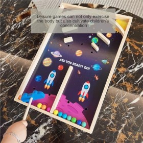 BUNIQ Jeu de planète, jeux de compétition pour deux joueurs, plaisir de soirée en famille pour la motricité fine, jeu de plat
