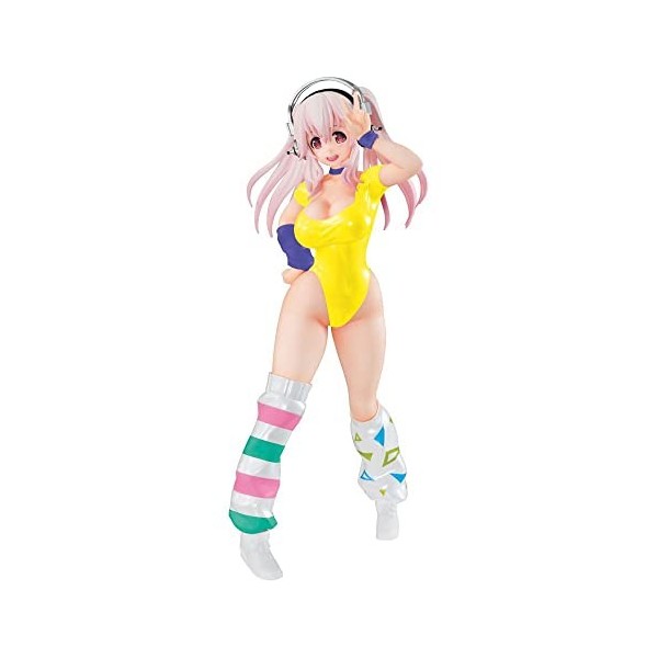 Super Sonico Statuette PVC Super Sonico Concept Figure 80s/Another Color/Yellow Ver. 18 cm
