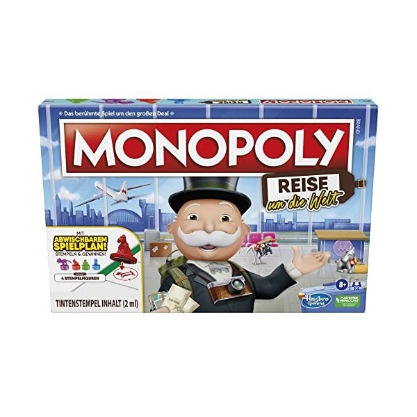 Hasbro Monopoly Reise um Die Welt F4007100