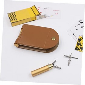 Toddmomy Sac De Jeu en Cuir Fournitures De Planches De Jeu Support De Plateau De Tableau De Pointage Portable Tableau De Bord