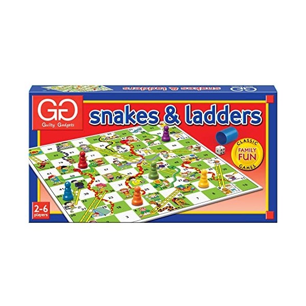 Ensemble de serpents et échelles pliables - Jeu de société traditionnel pour adultes, enfants, débutants, enfants