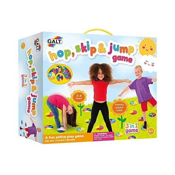 Galt Toys, Hop, Skip & Jump Game, Active Game, Ages 4 Years Plus