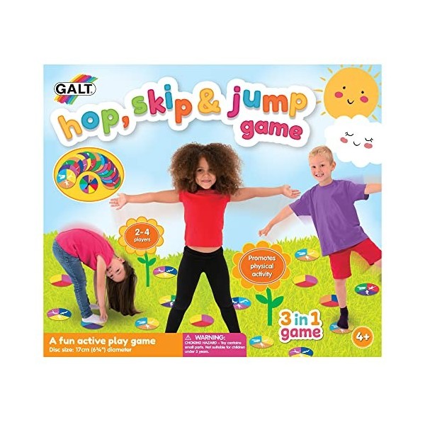 Galt Toys, Hop, Skip & Jump Game, Active Game, Ages 4 Years Plus