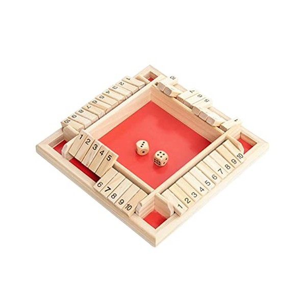 ibasenice Jouets pour Enfants Jouets De Sport pour Enfants Table De Jeu pour Enfants Jeu De Société en Bois Flip Jeux De Tabl