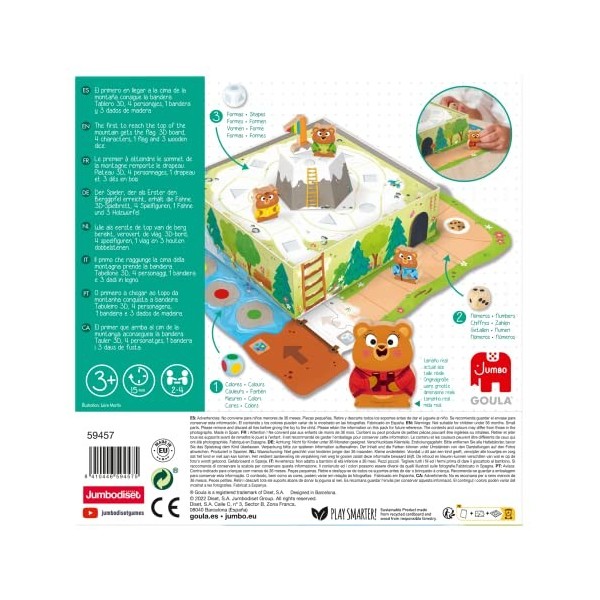 Goula - Adventure Game - Jeu de Société pour Enfant - dès 3 Ans - 2 à 4 Joueurs