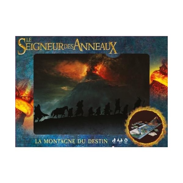 Shuffle - Le Seigneur des Anneaux – La Montagne du Destin – Jeu de société Ambiance & Famille – Jeu de Plateau – A partir de 