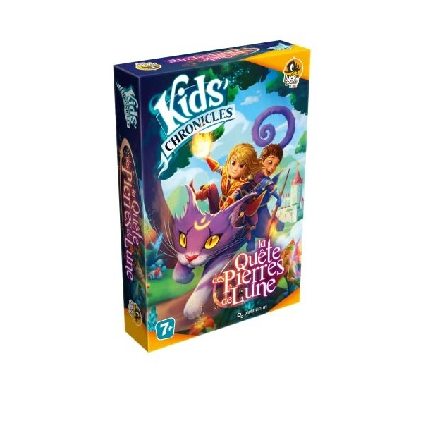 LUCKY DUCK GAMES - Kids Chronicle - La Quêtes des Pierres de Lune | Version Française | Jeu De Plateau | Jeu de Société | A p