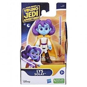 STAR WARS Young Jedi Adventures, LYS Solay Action Figure, 4-Inch Scale Toys, Preschool Toys for 3 Year Old Boys & Girls